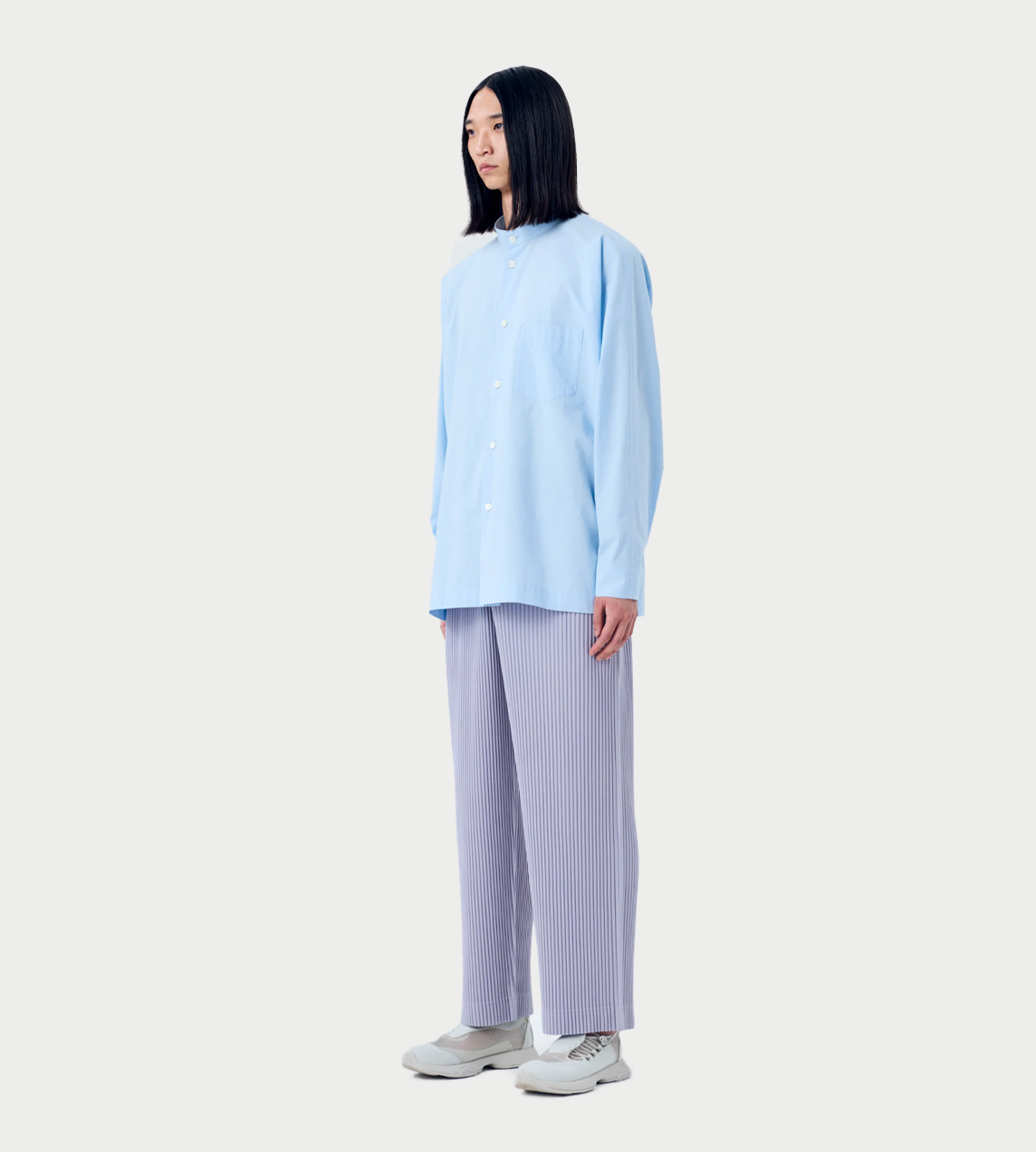 HOMME PLISSE ISSEY MIYAKE - Tailored Pleated Pants Cloud Gray