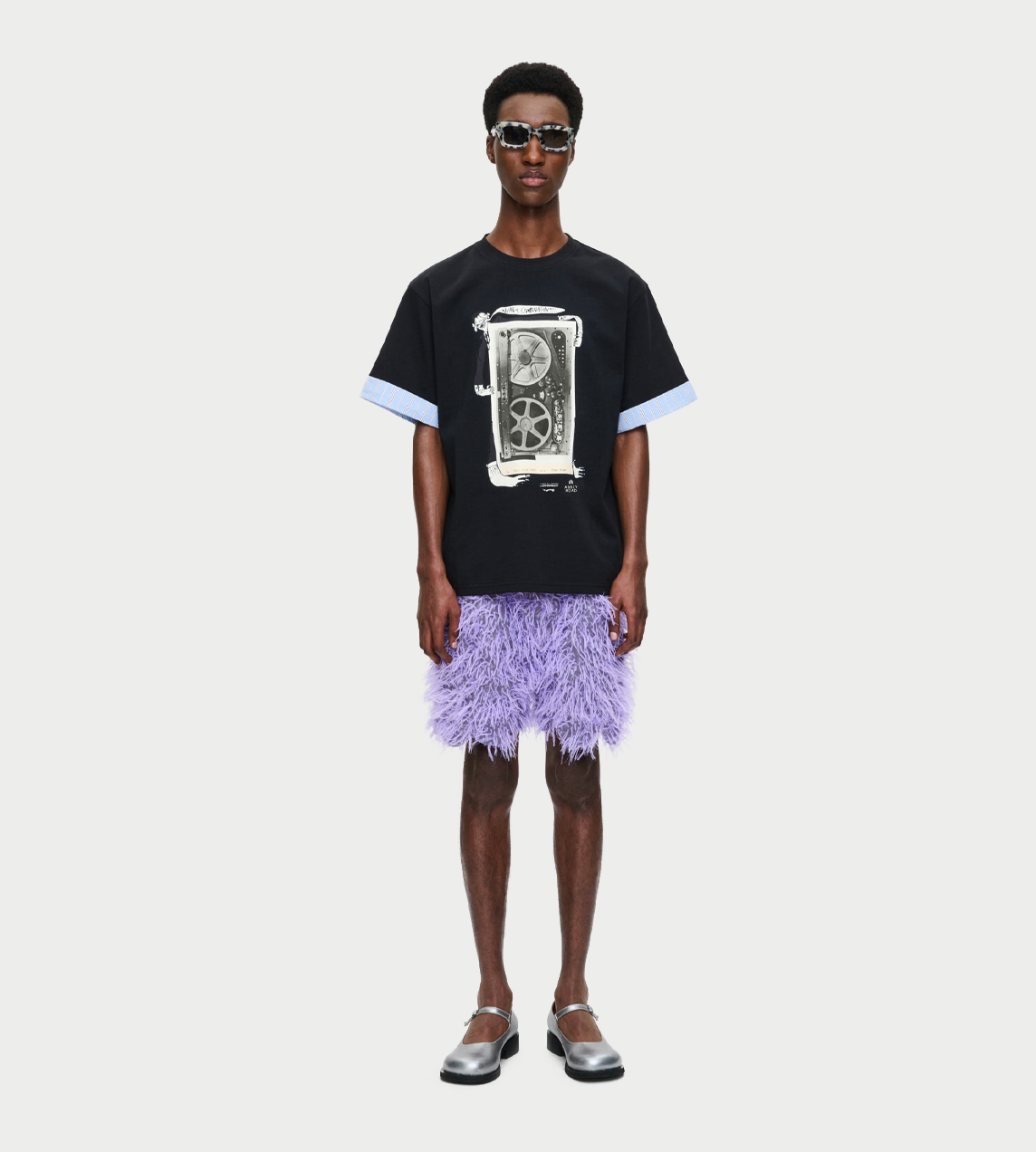 Abbey Road Turn Up Tee Blk