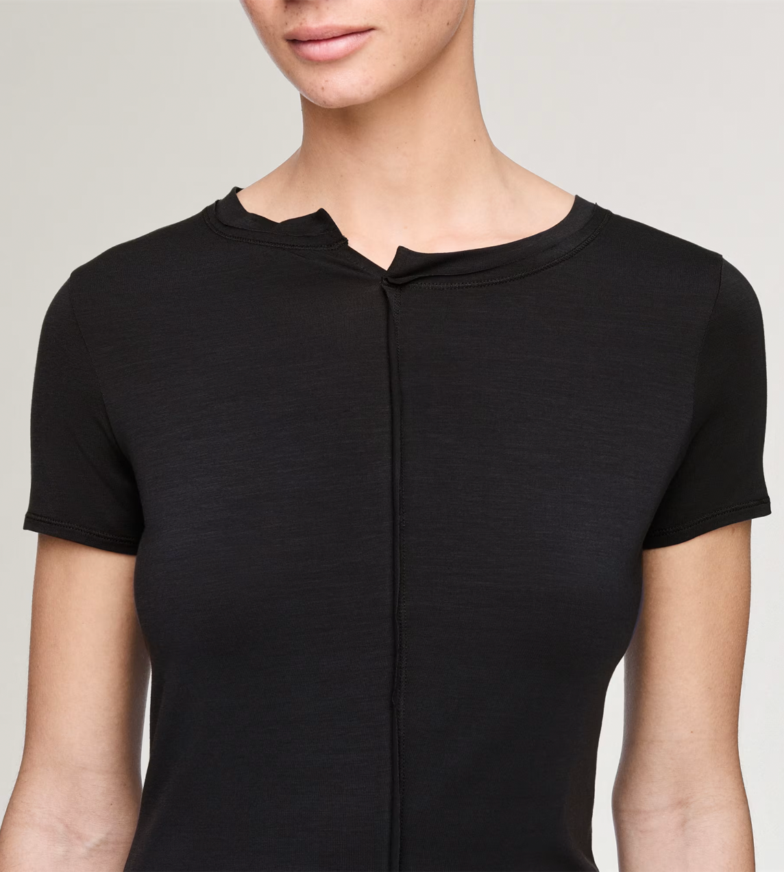 Dip Dye Fitted Tee Blk