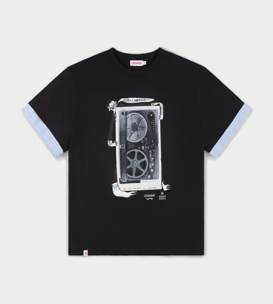 CHARLES JEFFERY LOVERBOY - Abbey road turn up tee Blk