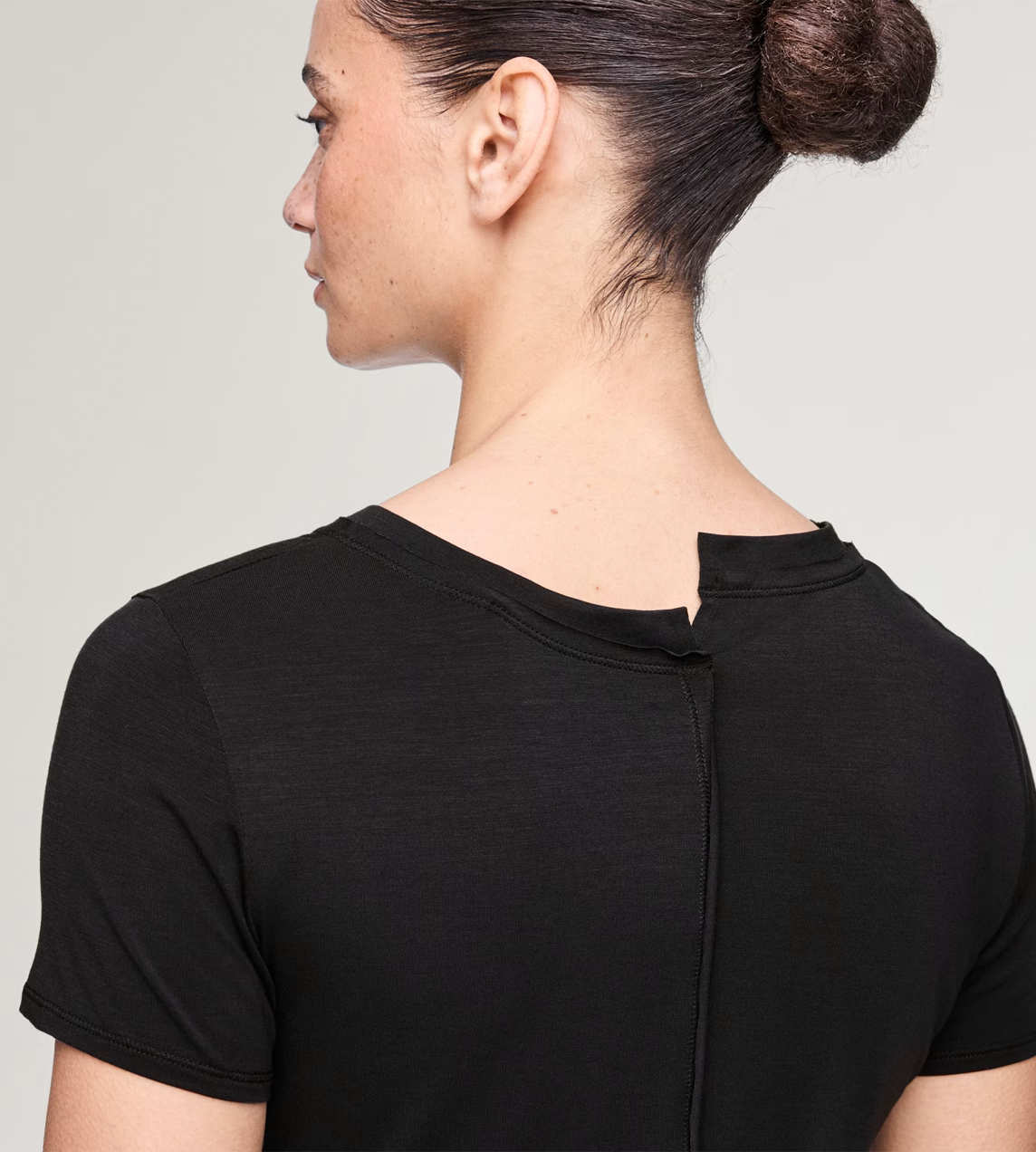 Dip Dye Fitted Tee Blk