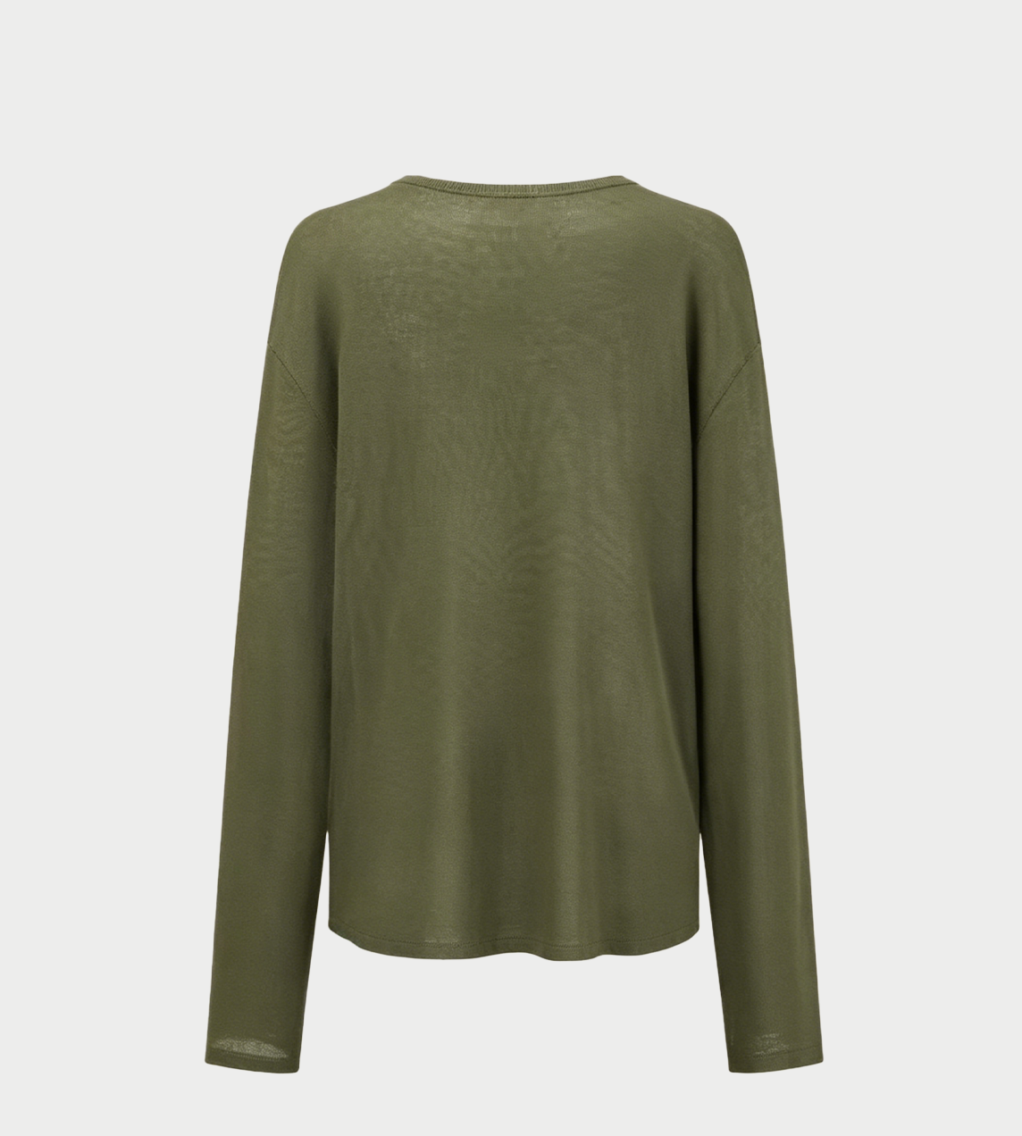 INTO THE EAST - Knitted Long Sleeves Top Green