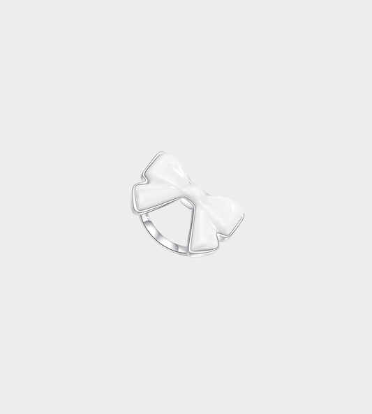 Shushu/Tong - Ceramic Bowknot Ring