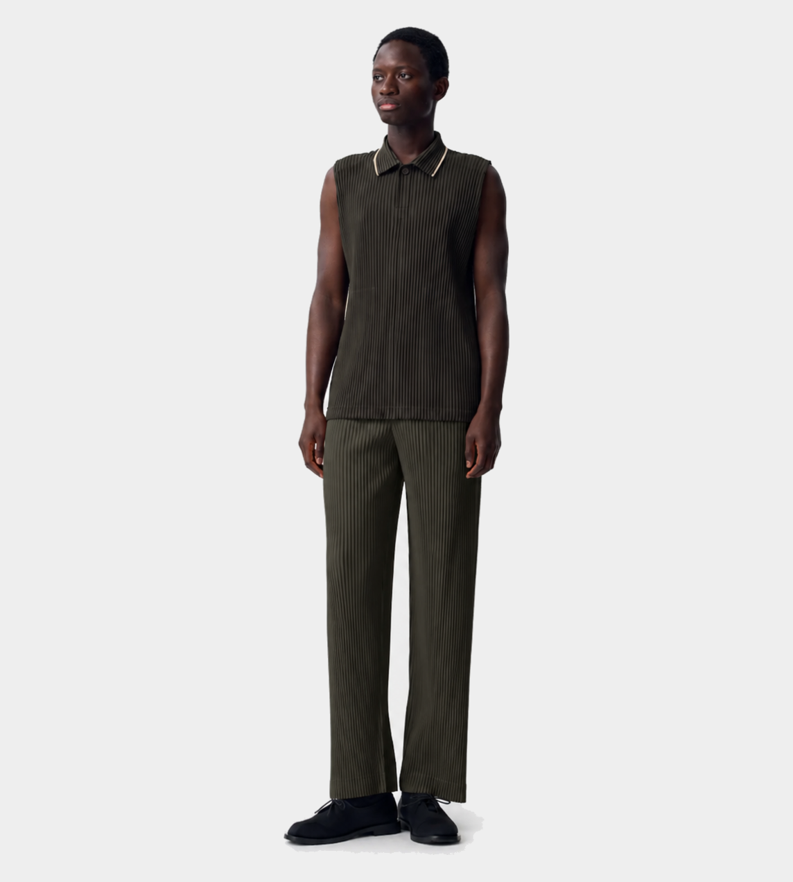 HOMME PLISSE ISSEY MIYAKE - MC Aug Pants Dk. Khaki