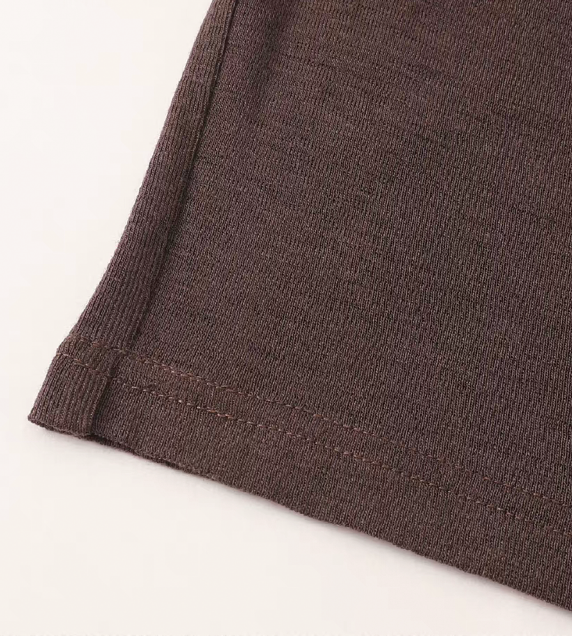 Turtleneck Knitted Top Brown