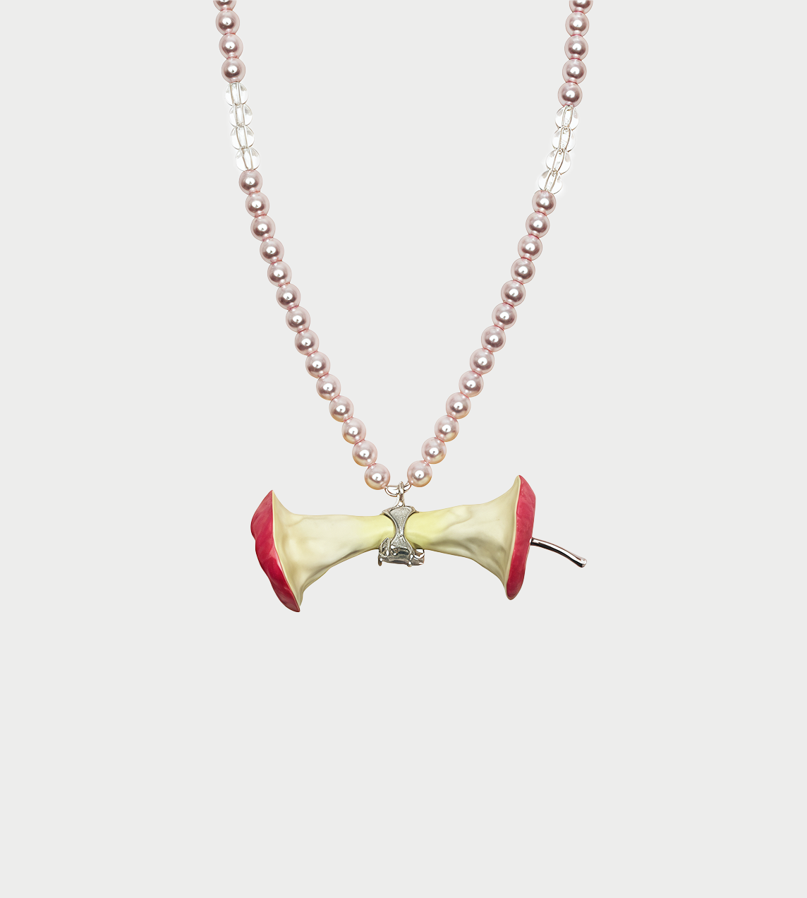 YVMIN - Apple Core Pearl Necklace