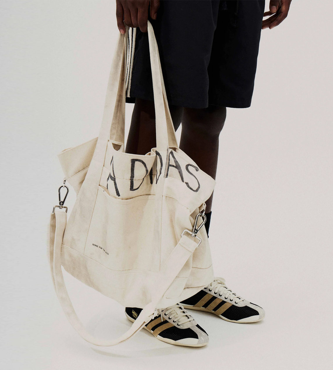 SONG FOR THE MUTE - SFTM x ADIDAS 007 Tote Bag Natural Denim