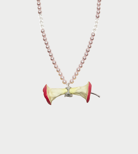 YVMIN - Apple Core Pearl Necklace