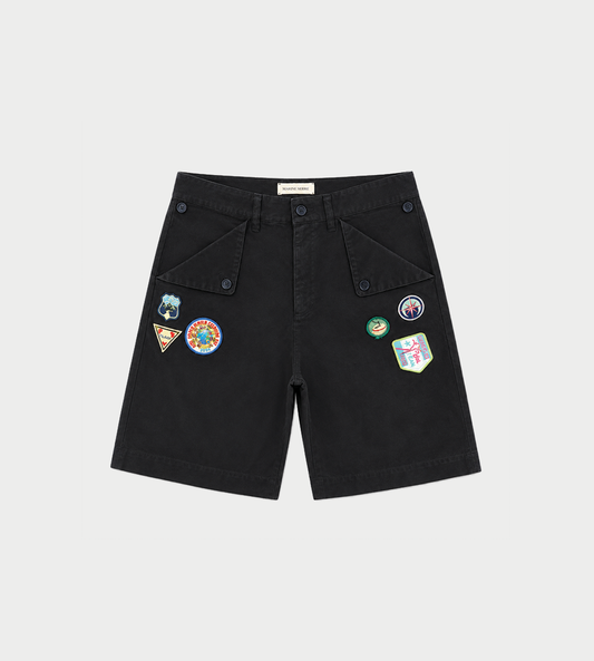 MARINE SERRE - Scout Workwear Bermuda Navy