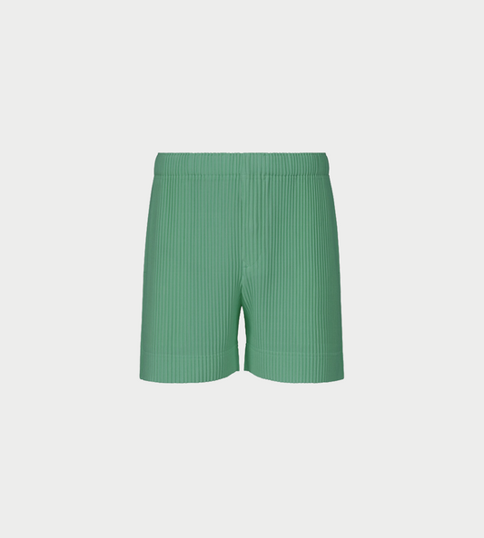 HOMME PLISSE ISSEY MIYAKE - MC Pleated Shorts Storico Post Green