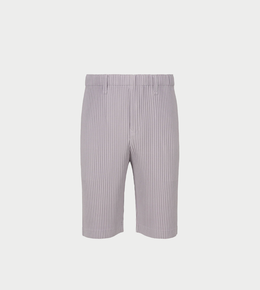 HOMME PLISSE ISSEY MIYAKE - Tailored Pleated Shorts Cloud Gray