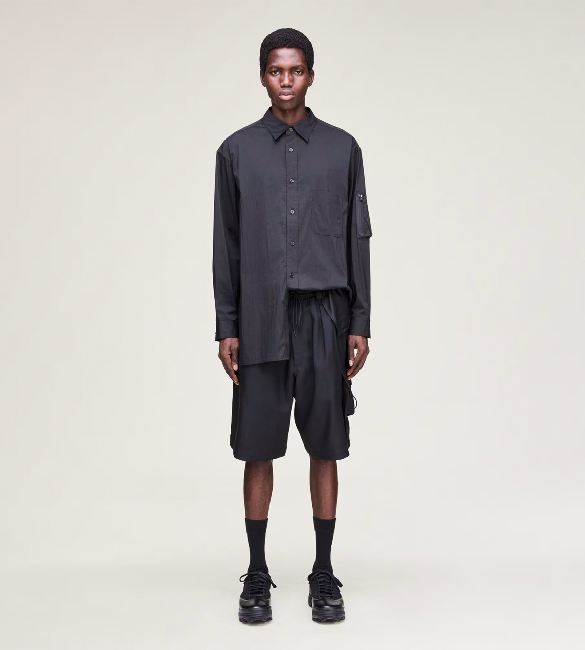 Y-3 Sport Uniform Cargo Shorts Blk