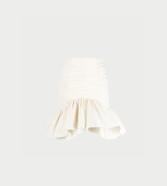 Patou - Mini Bloom Skirt Ivory