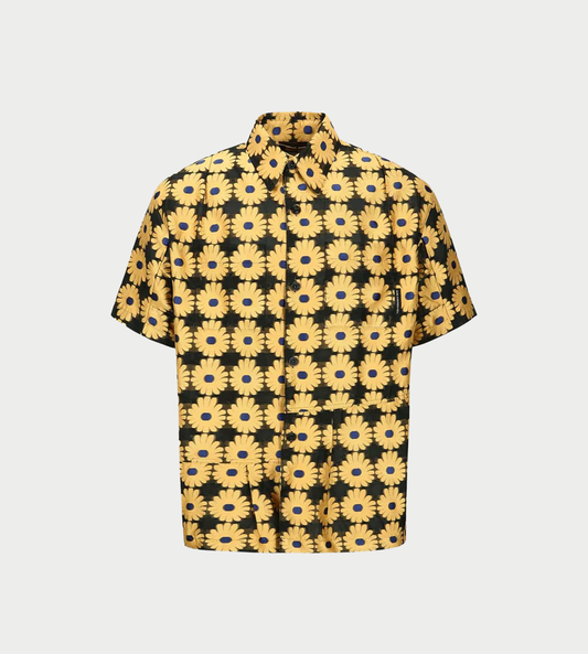 ANDERSSON BELL - Sheer Flower Shirt Yellow