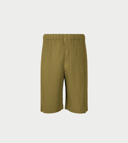 HOMME PLISSE - MC Long Shorts Army Green