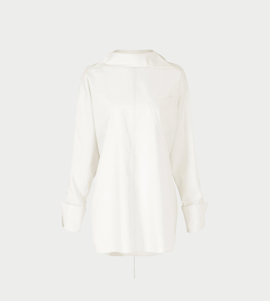 ISSEY MIYAKE - Odd Long Sleeve Shirt White