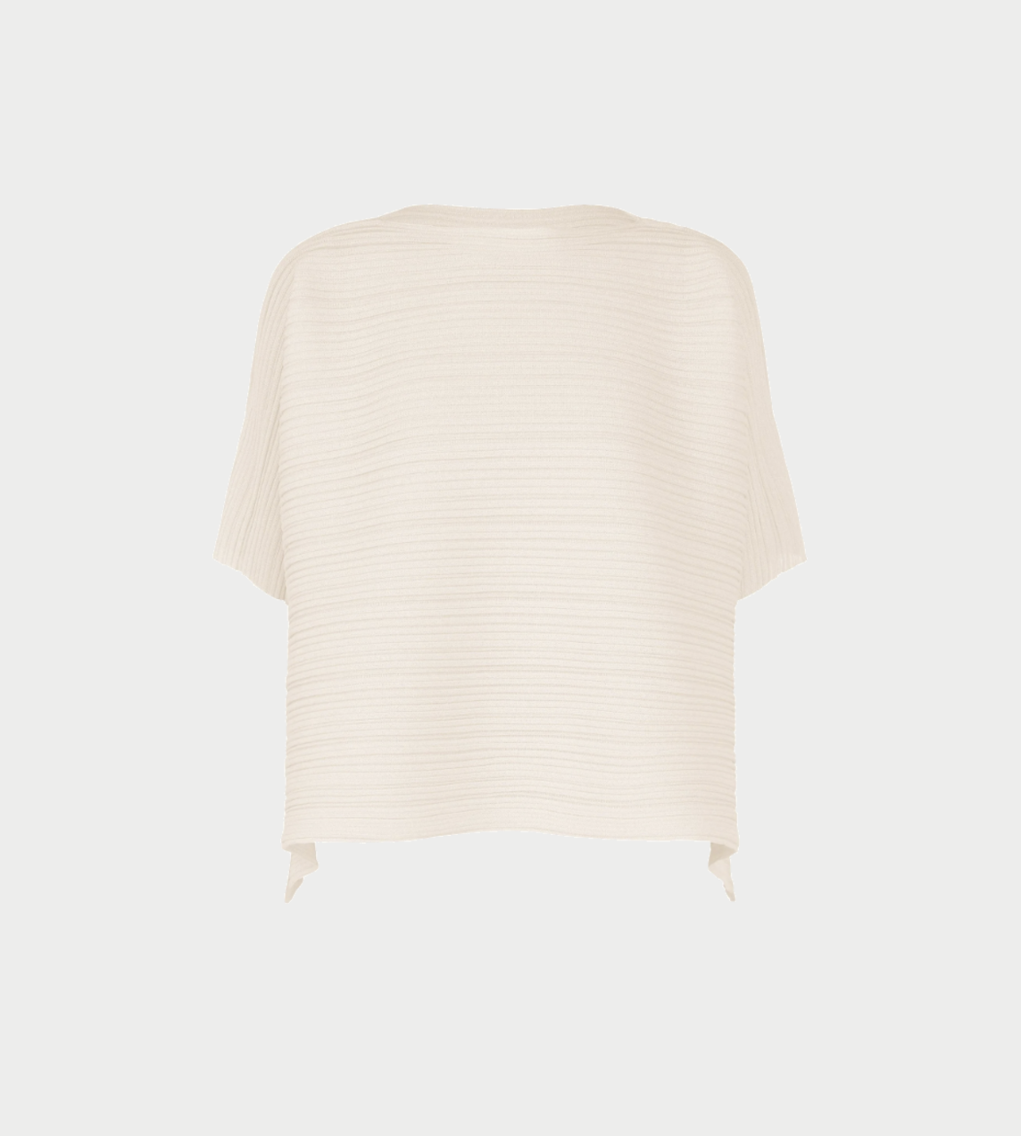 PLEATS PLEASE ISSEY MIYAKE - Paper Bounce Knit Top White