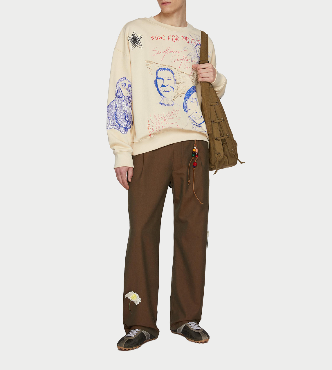 Sketchbook Relaxed Pullover Ivory