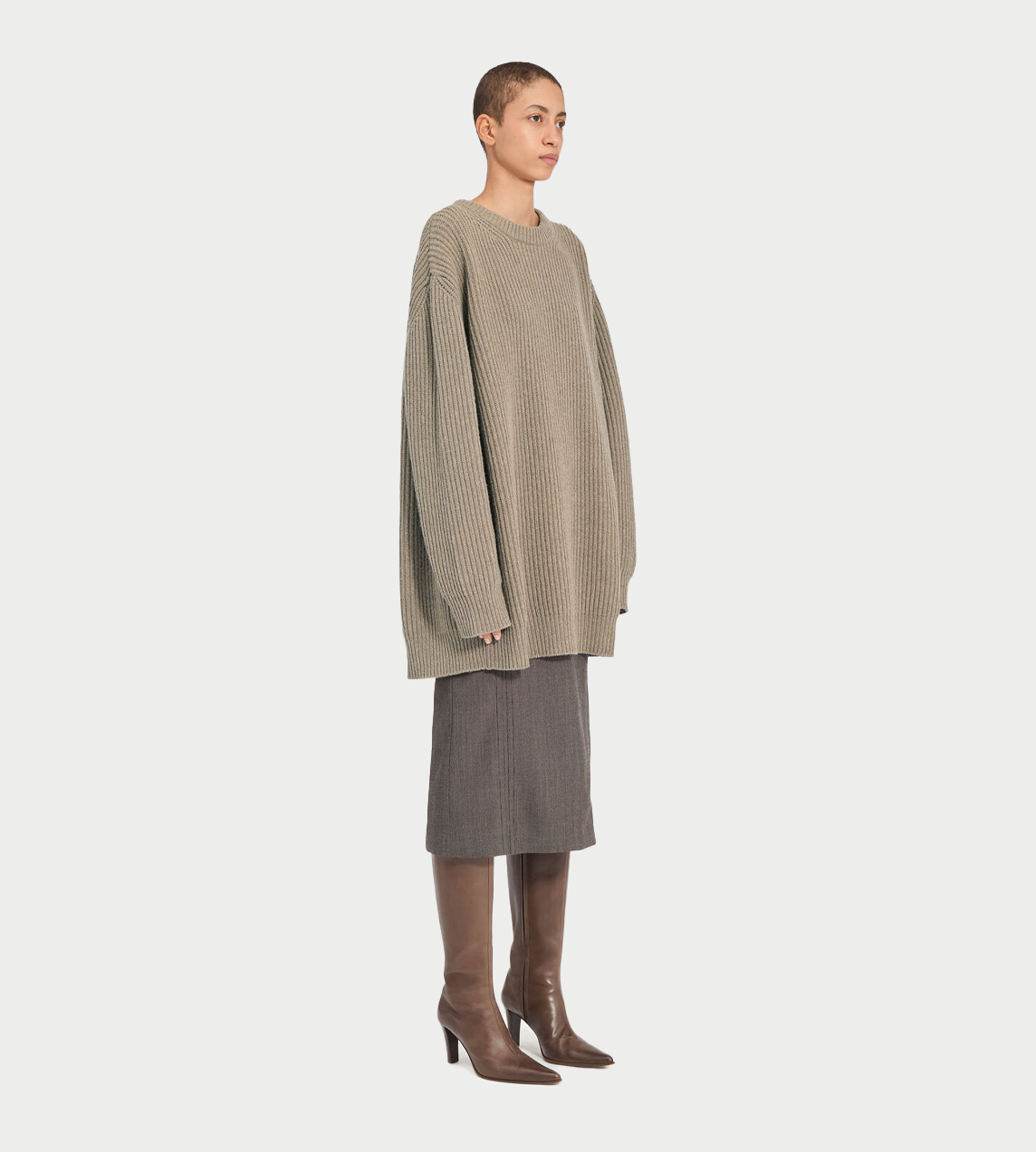 MM6 MAISON MARGIELA - Wool-blended Sweater Beige