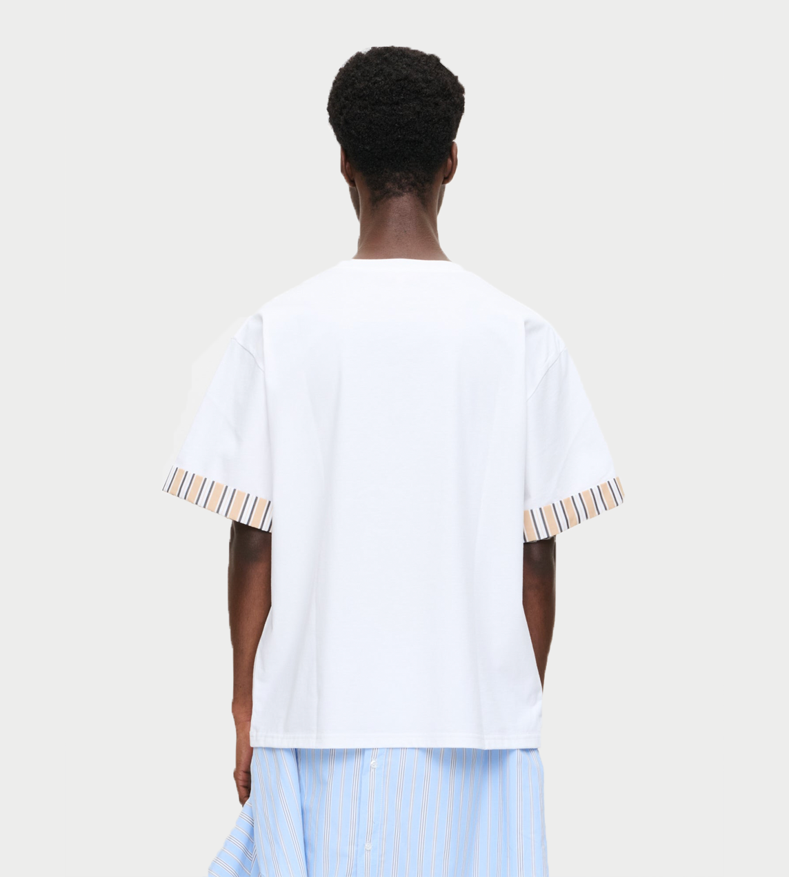 Abbey Road Turn Up Tee White