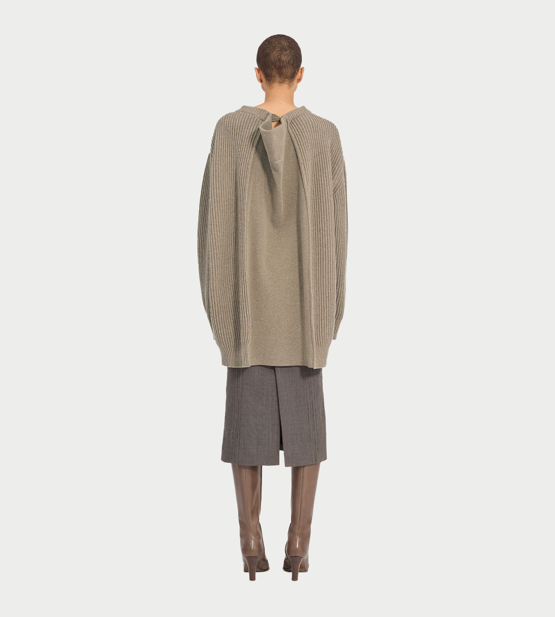 Wool-blended Sweater Beige