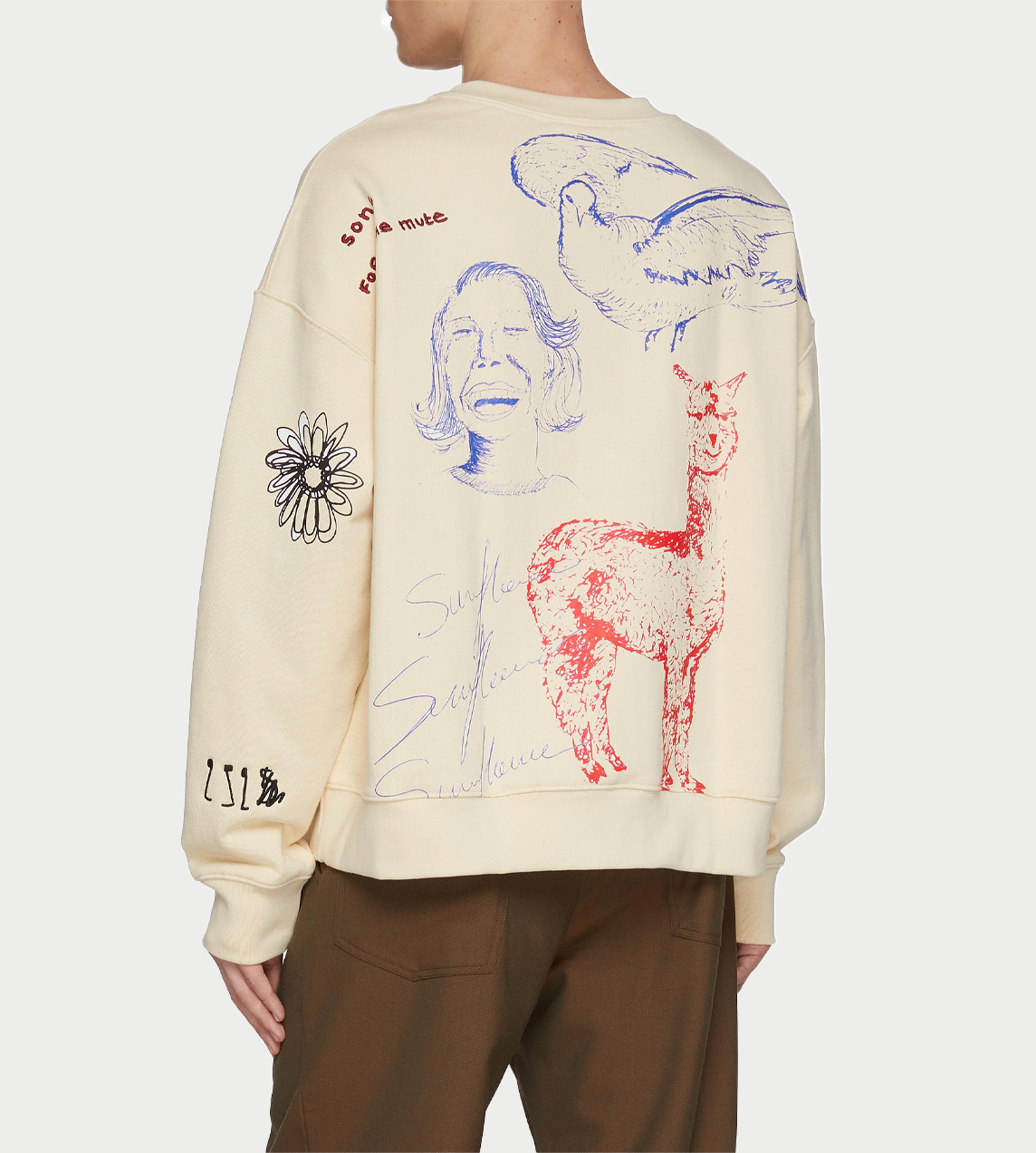 Sketchbook Relaxed Pullover Ivory