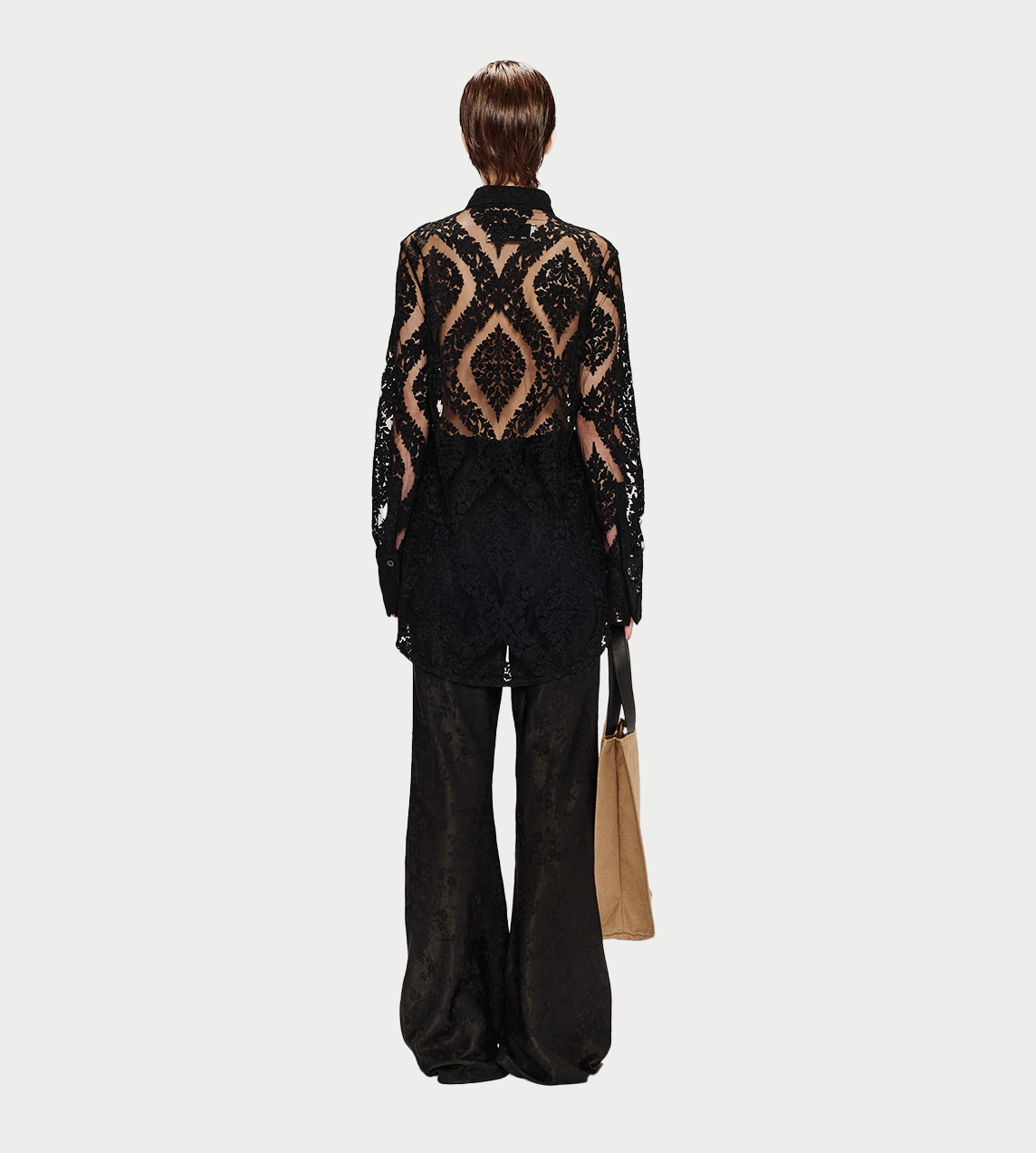 SONG FOR THE MUTE - Long L/S Shirt Blk
