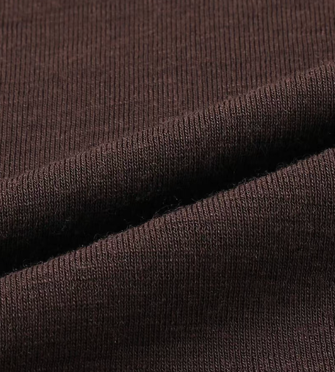 Turtleneck Knitted Top Brown