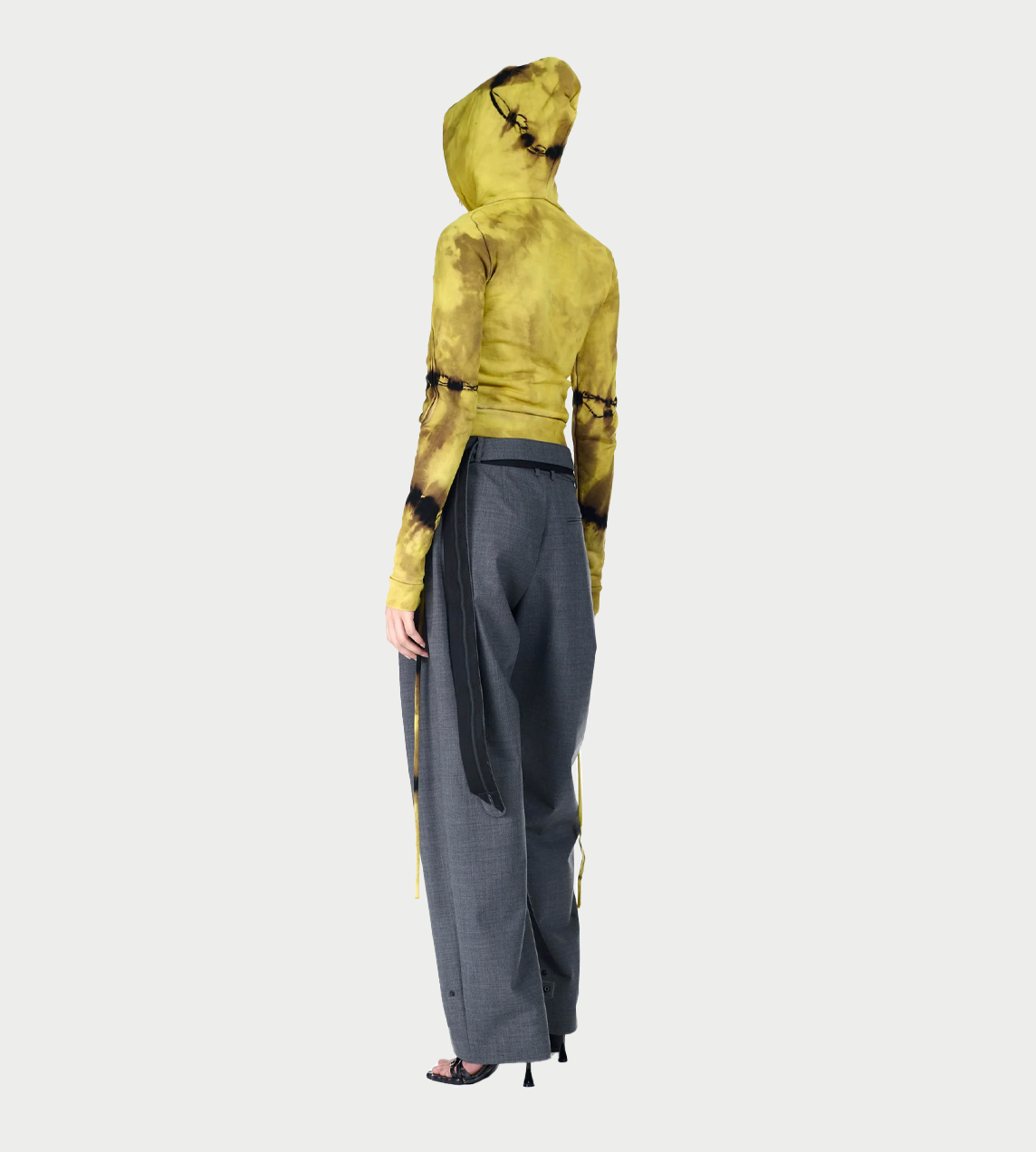 OTTOLINGER - Strapped Baggy Suit Pants Grey