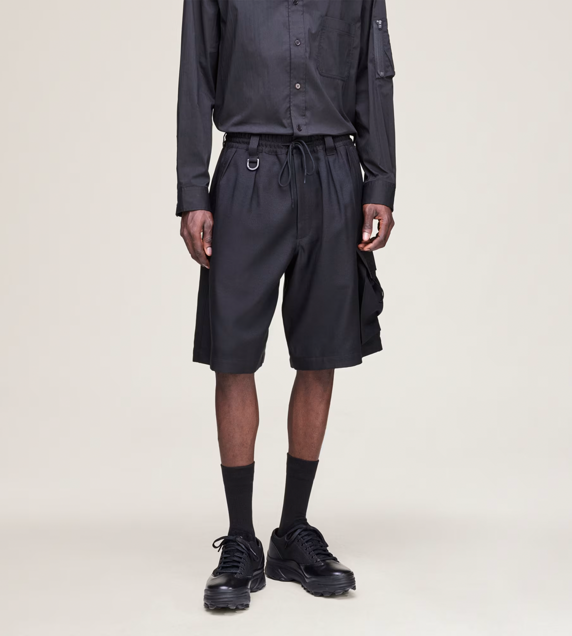Sport Uniform Cargo Shorts Blk