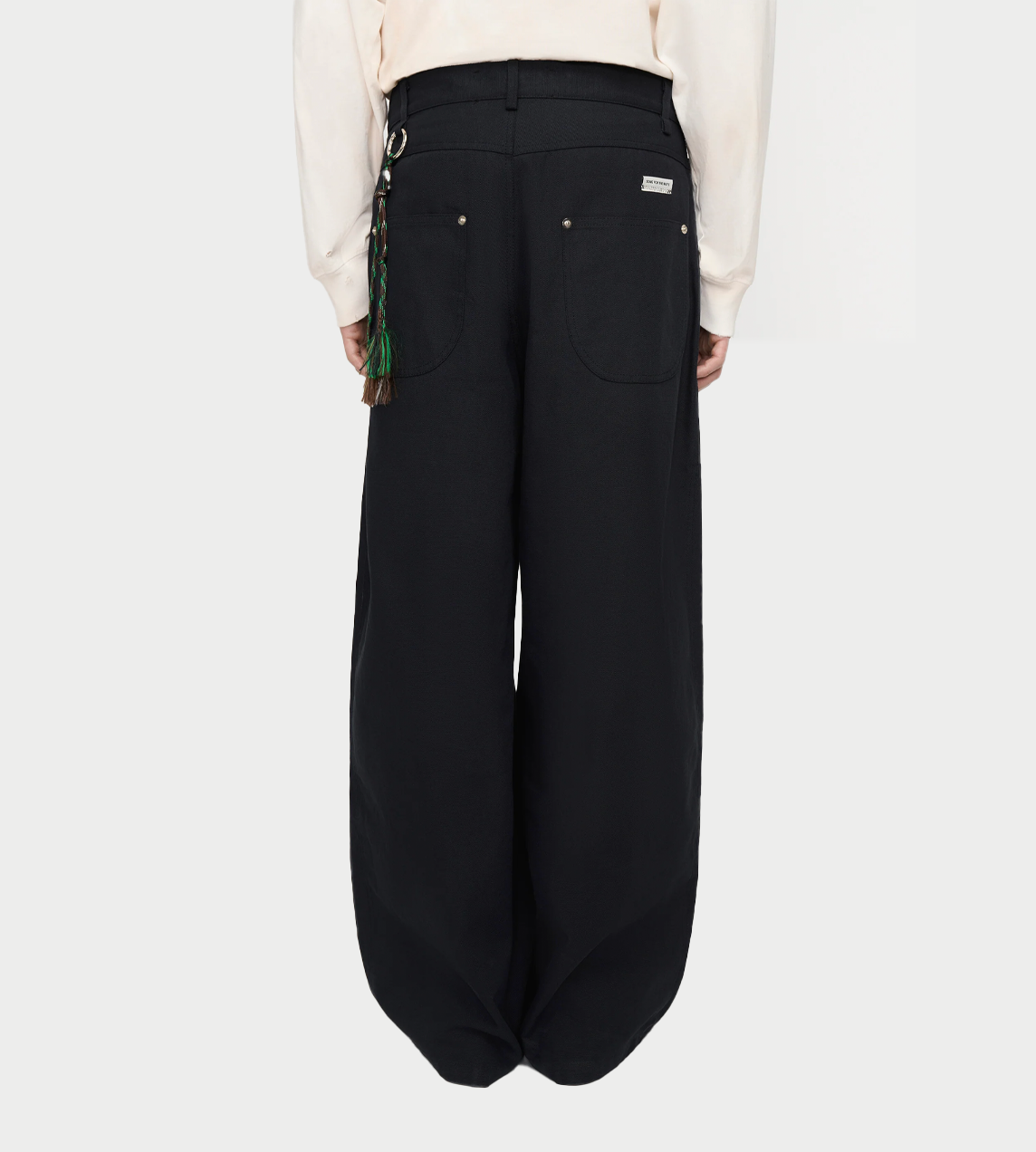 SONG FOR THE MUTE - Super Baggy Pant Blk Blue