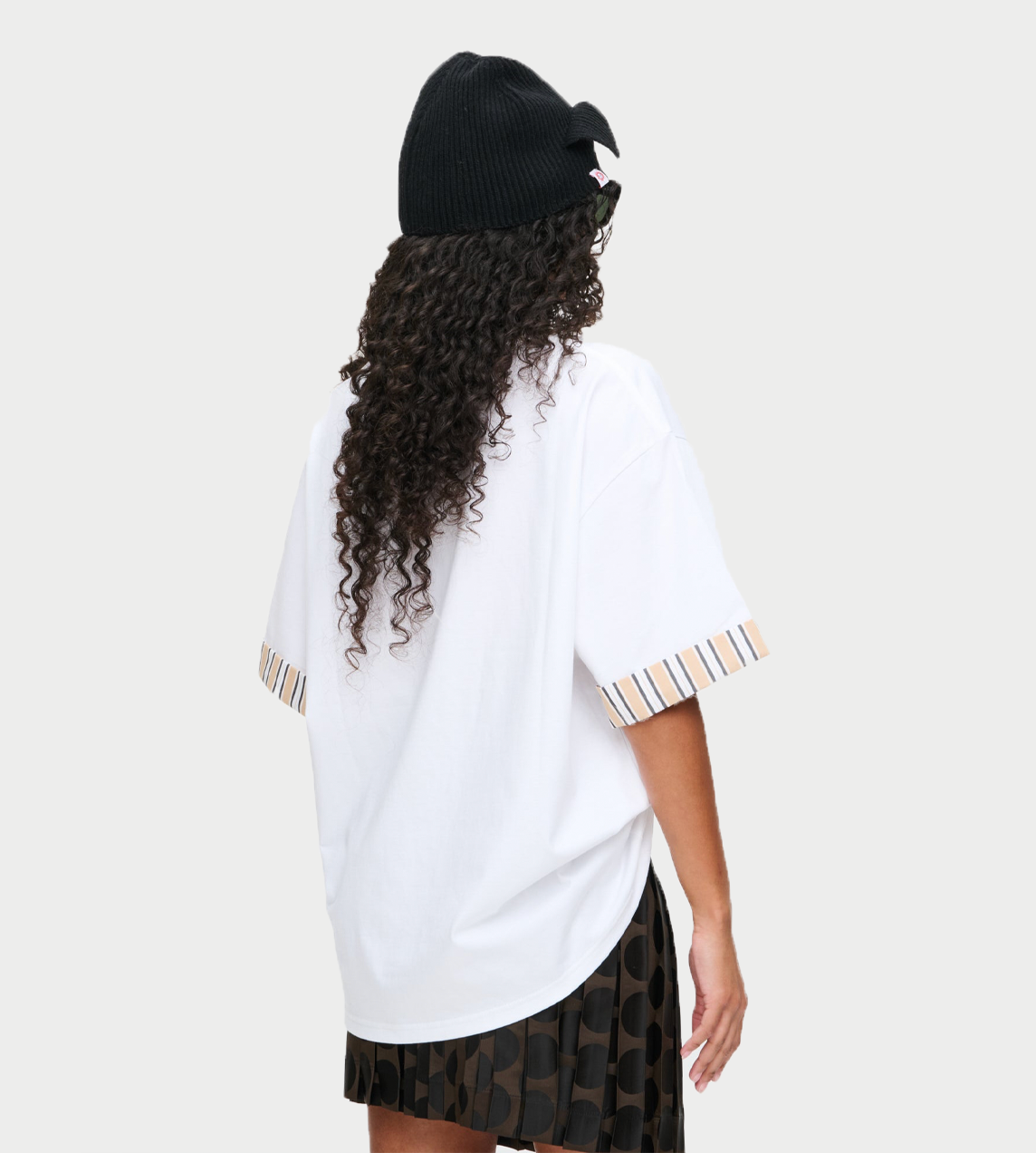 Abbey Road Turn Up Tee White
