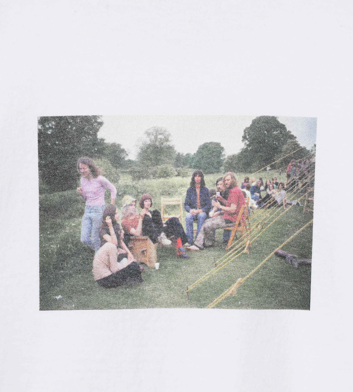 Graphic-print Tee White