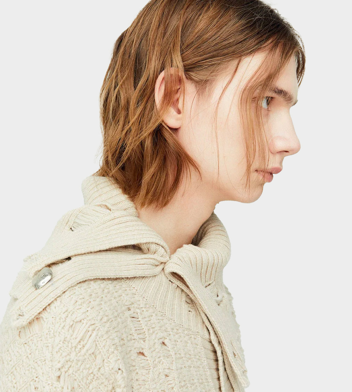 ANDERSSON BELL - Roghen Wool Neck Warmer Beige – WDLT117
