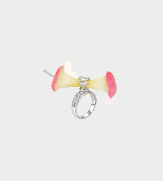 Apple Core Ring Pink