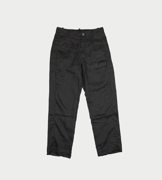 Masnada - Relax-fit Ram Pants Blk 