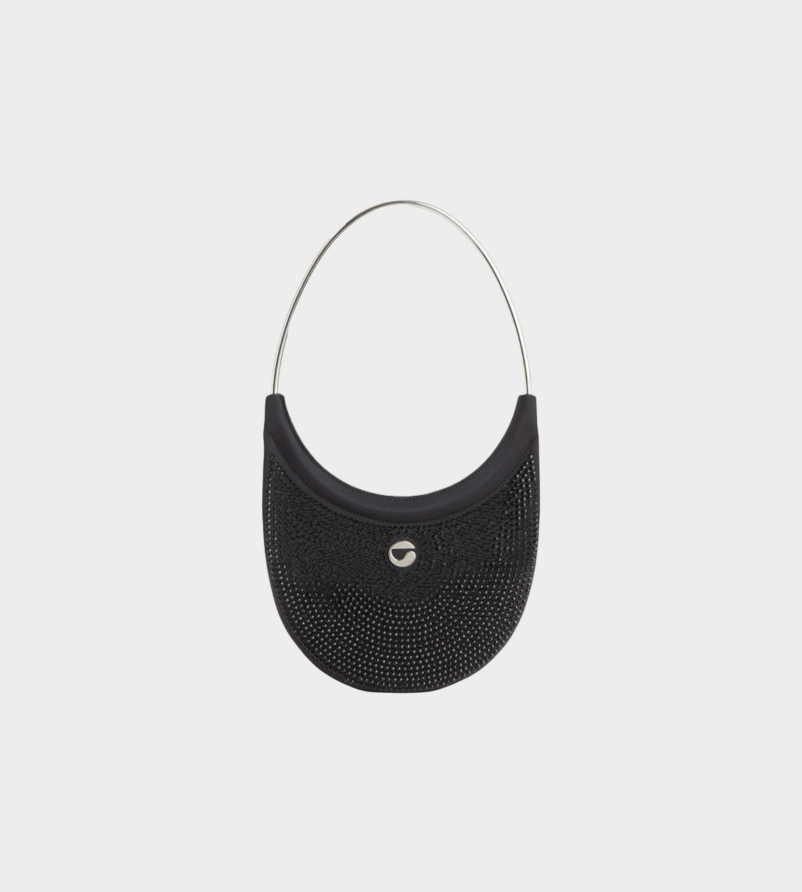 Coperni - Crystal Ring Swipe Bag Black
