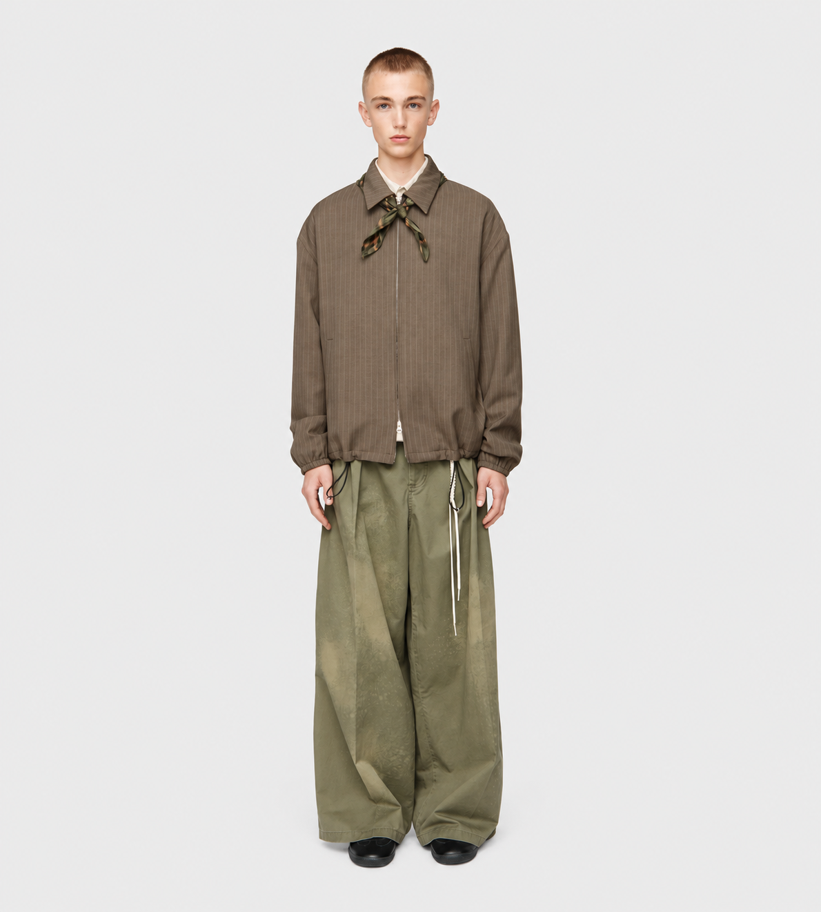 Slim Coach Jacket Taupe