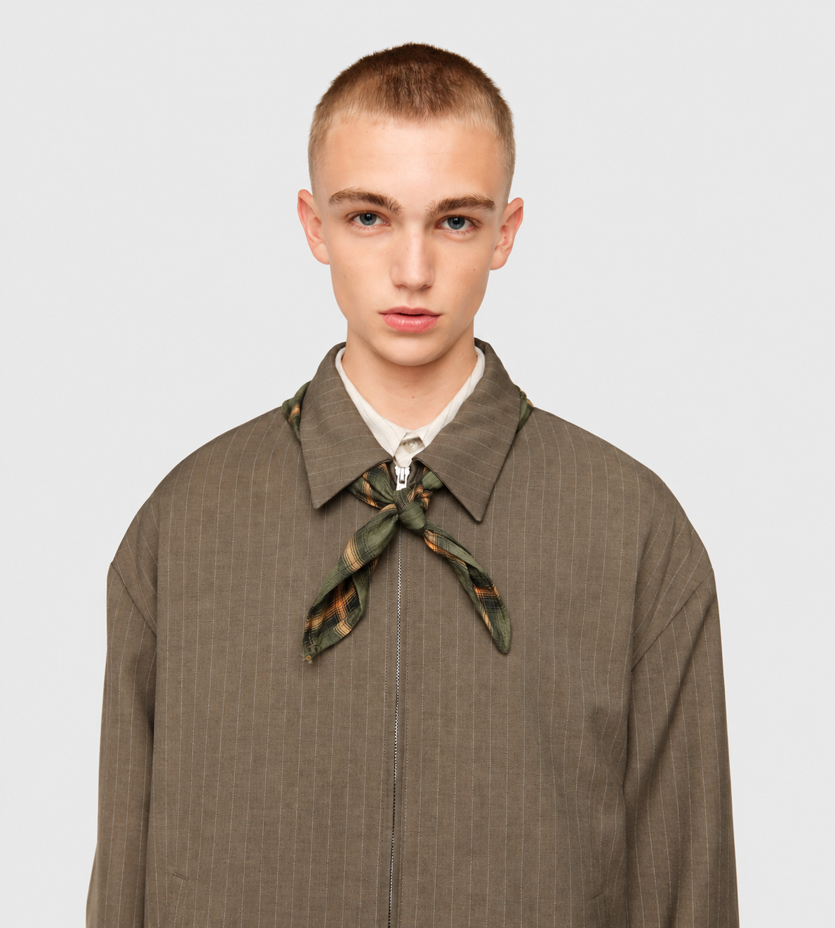 Slim Coach Jacket Taupe