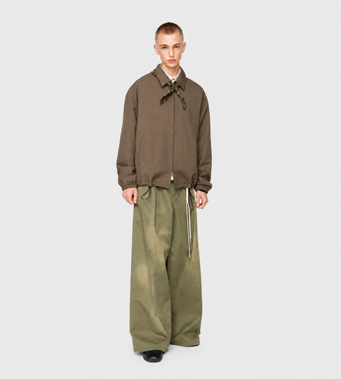 Slim Coach Jacket Taupe