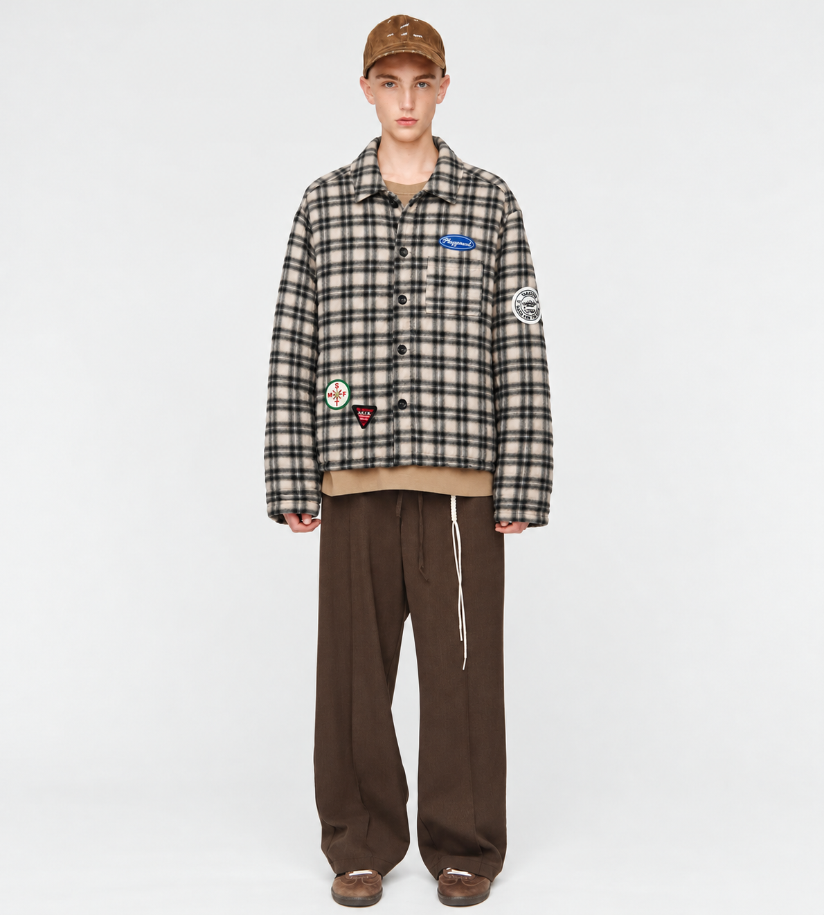 Padded Workman Jacket Beige