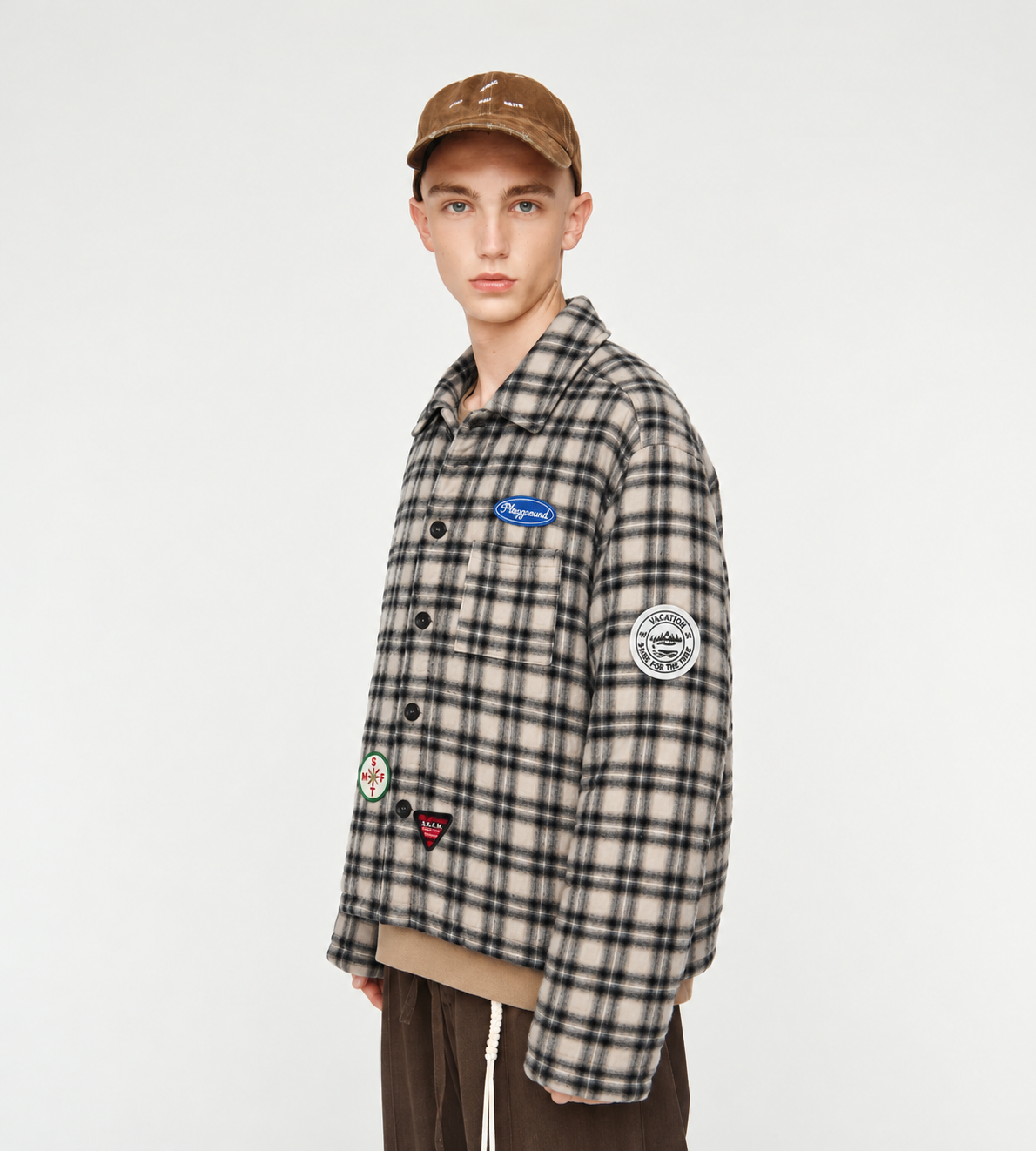 Padded Workman Jacket Beige