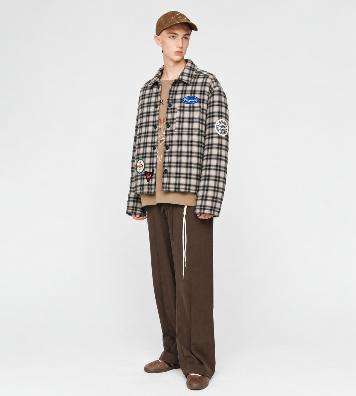 Padded Workman Jacket Beige