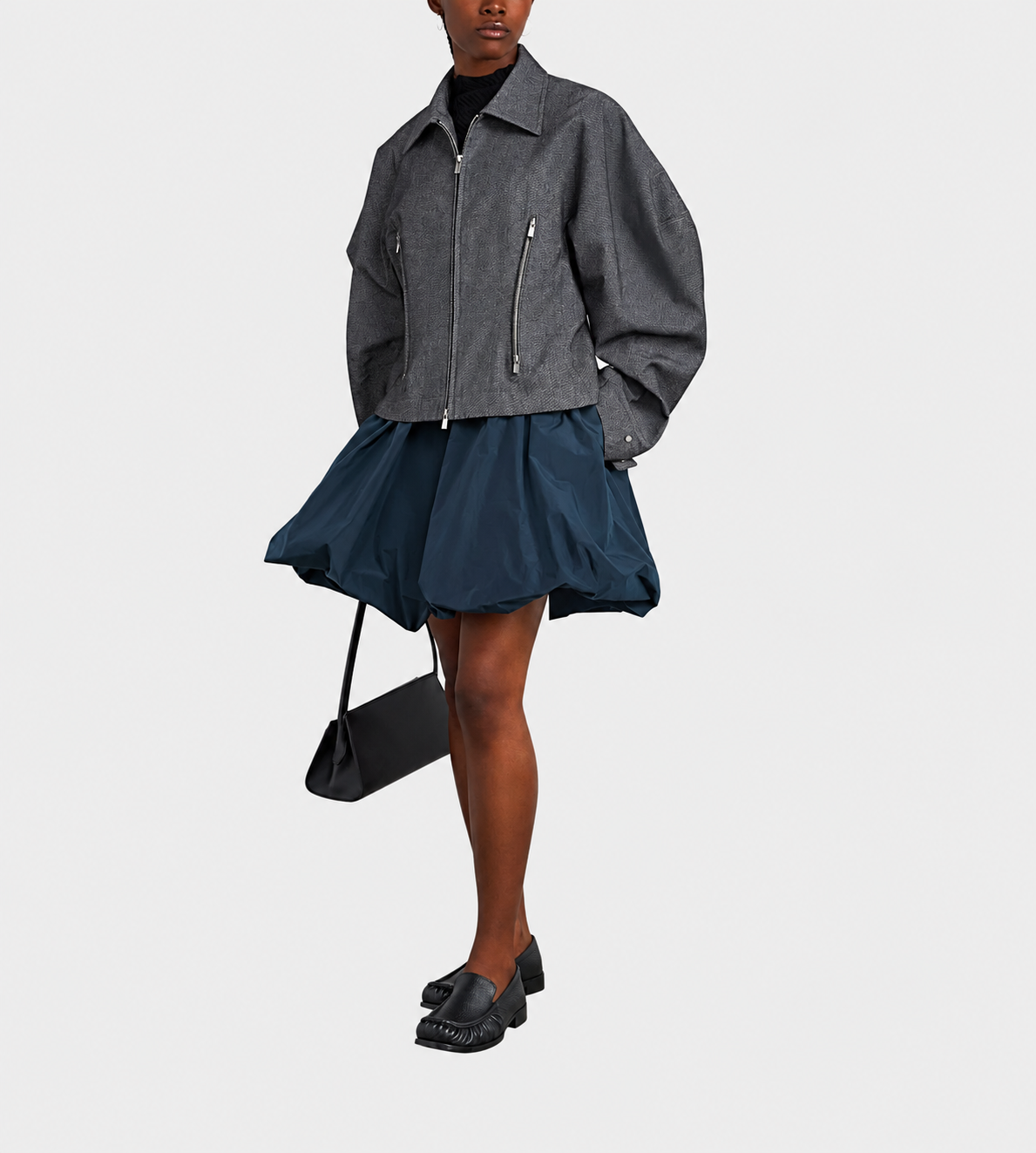 Bubble Skirt Navy
