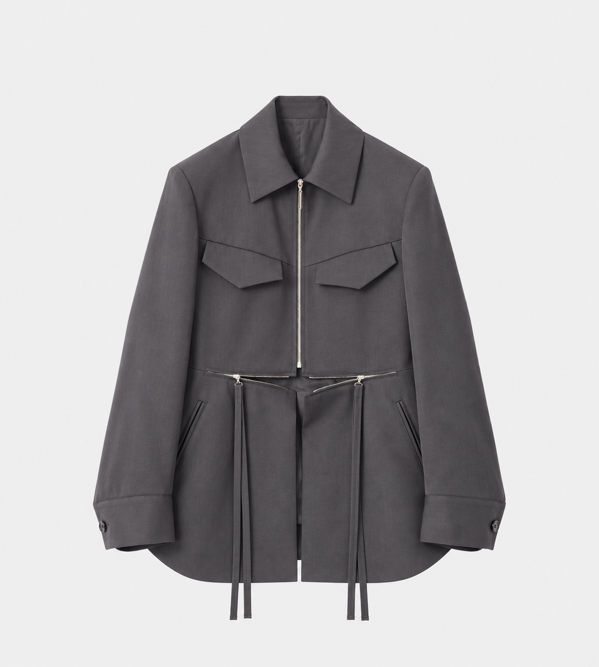 UJOH - Zip Jacket Steel Grey