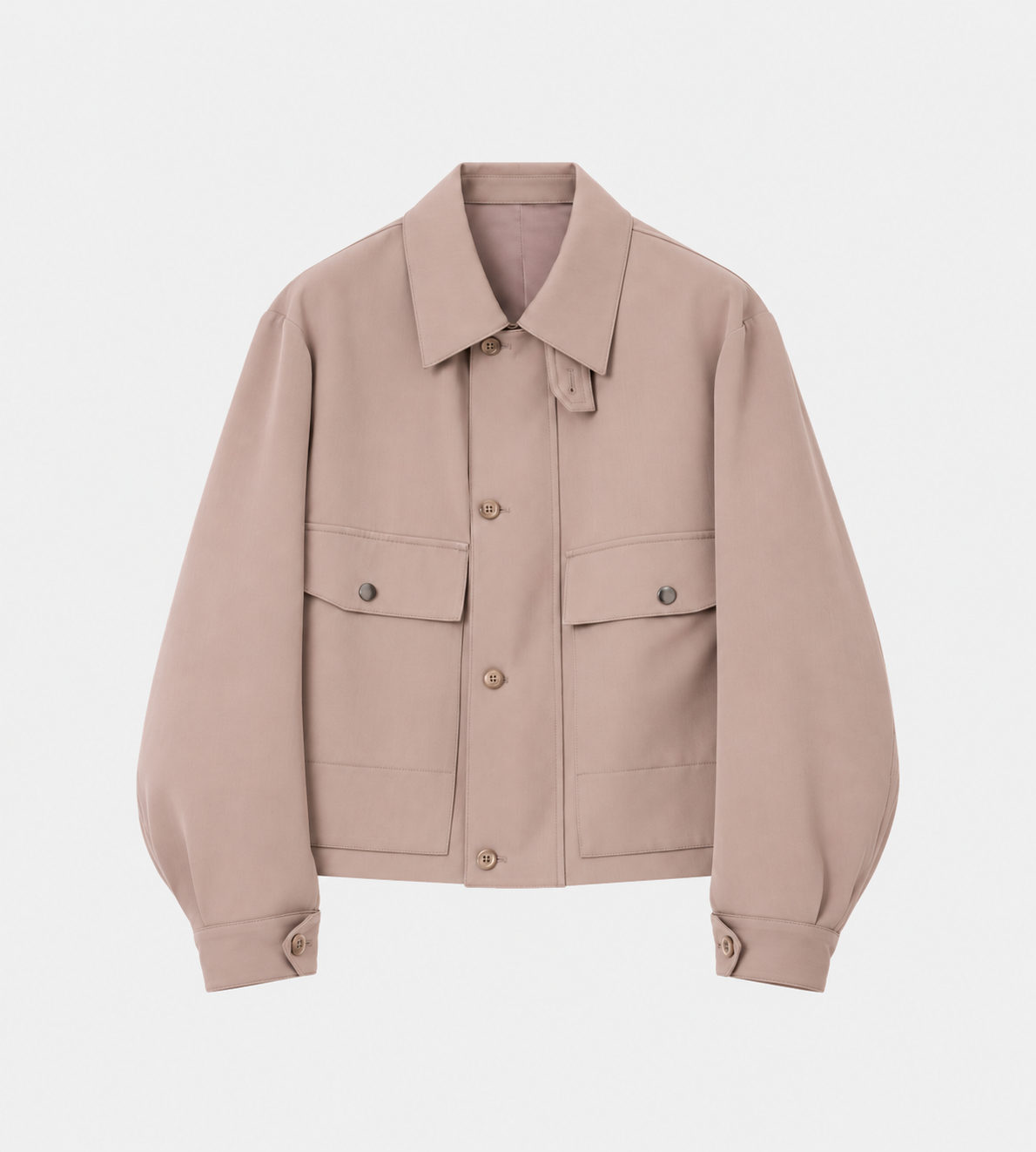 Utility Compact Blouson Rose Greige