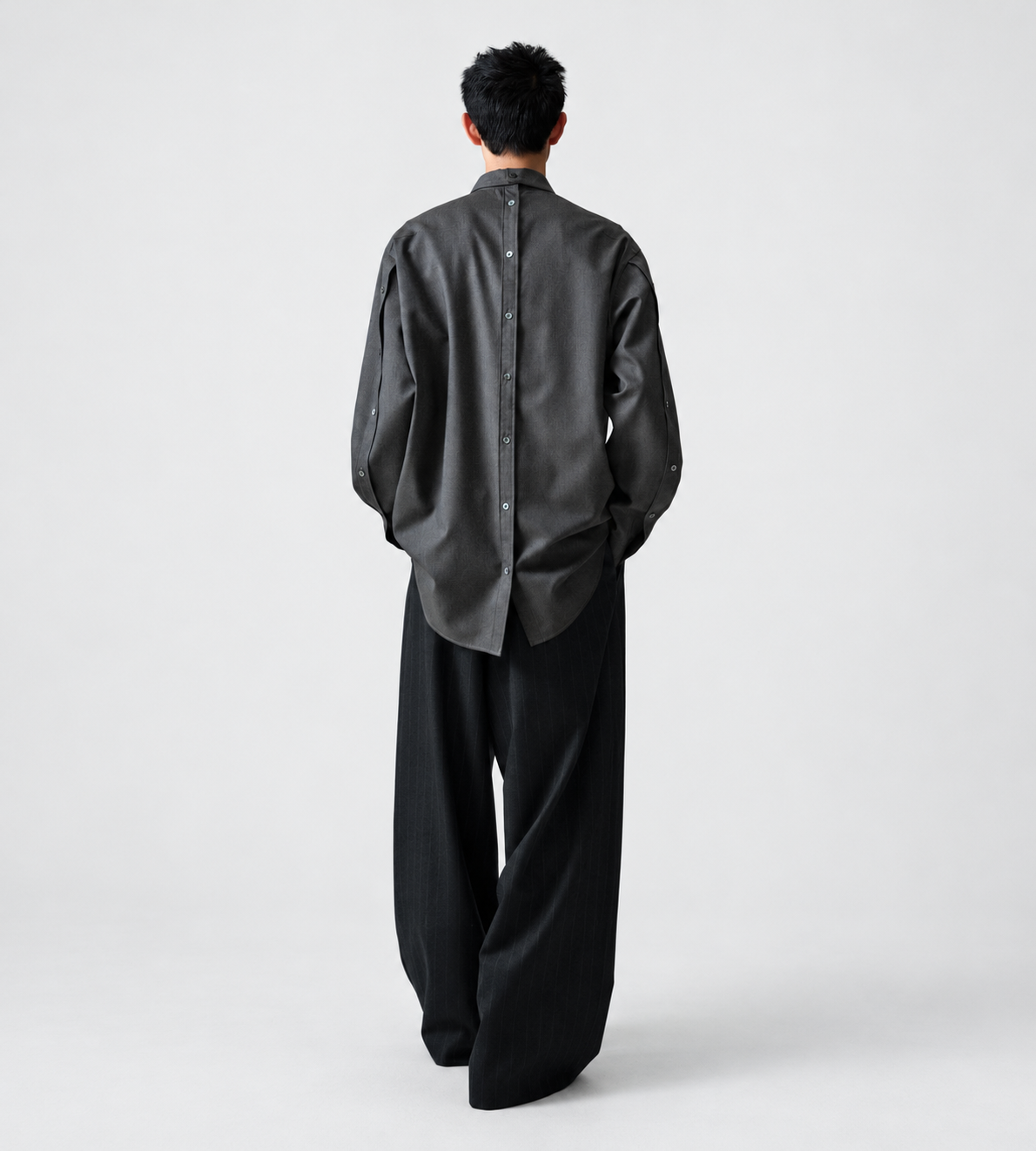UJOH - Full Open Shirt Charcoal
