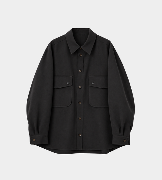 Utility Shirt Blouson Black
