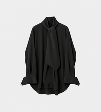 UJOH - Bow Tie Shirt Black