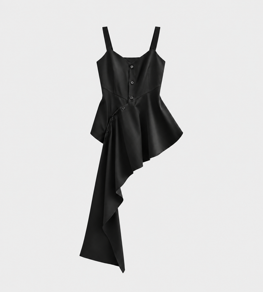 Drape Camisole Black